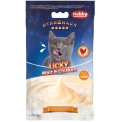 Nobby StarSnack LICKY Cat Slad a kuře 25 x 15 g